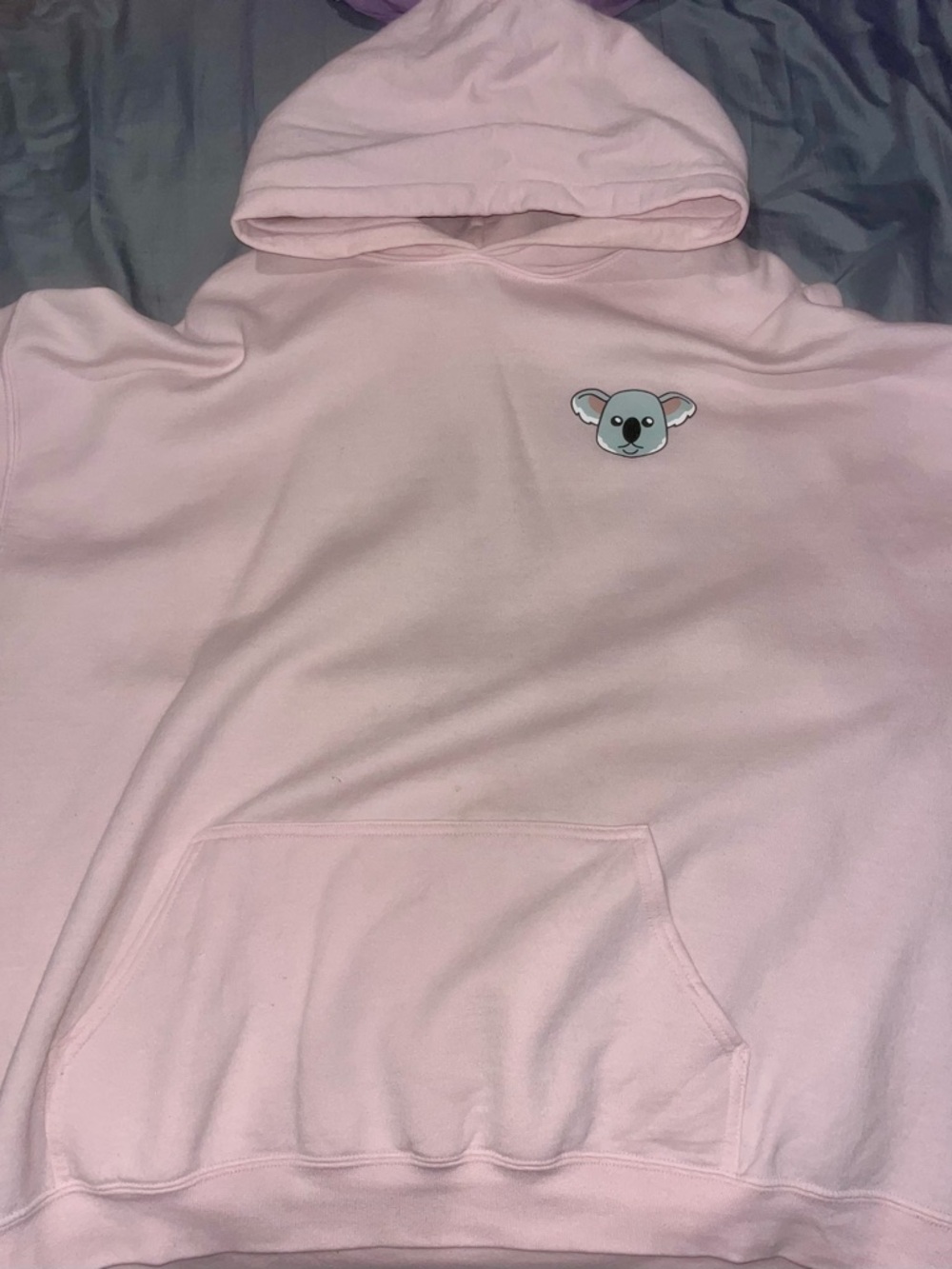 Pink Koala Graphic Hoodie